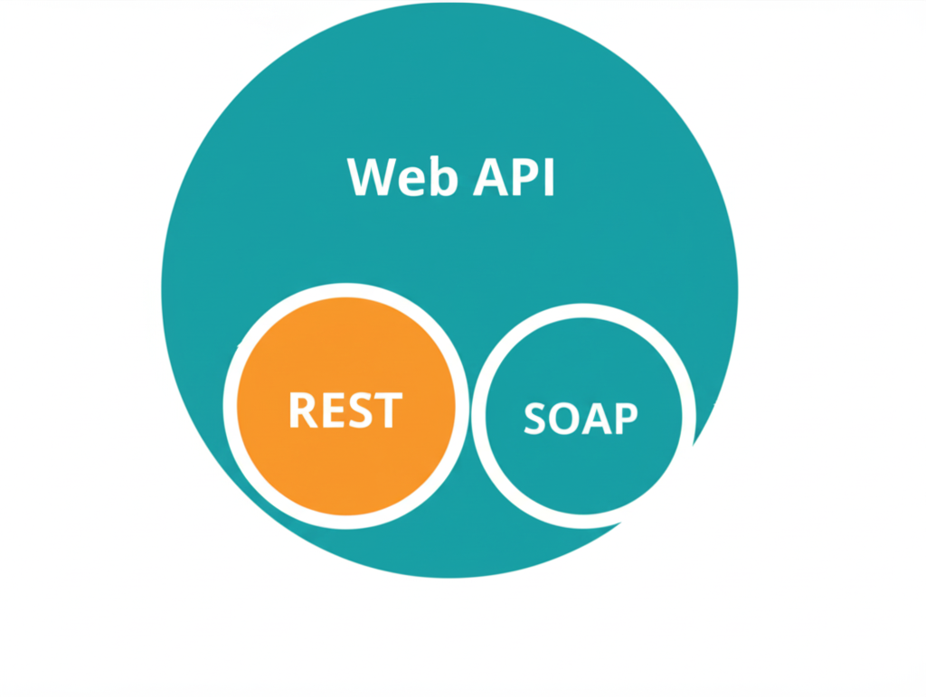 Web API, REST API, SOAP
